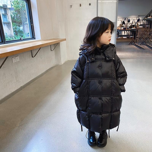 Toddler Long Hooded Warm Jacket