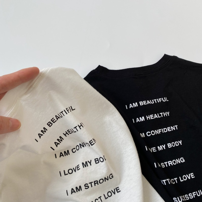 Toddler Long-Sleeve Affirmation Shirt (Two Pack)